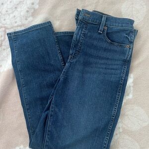 J. Crew Women's Straight Leg Jeans - Dark Blue